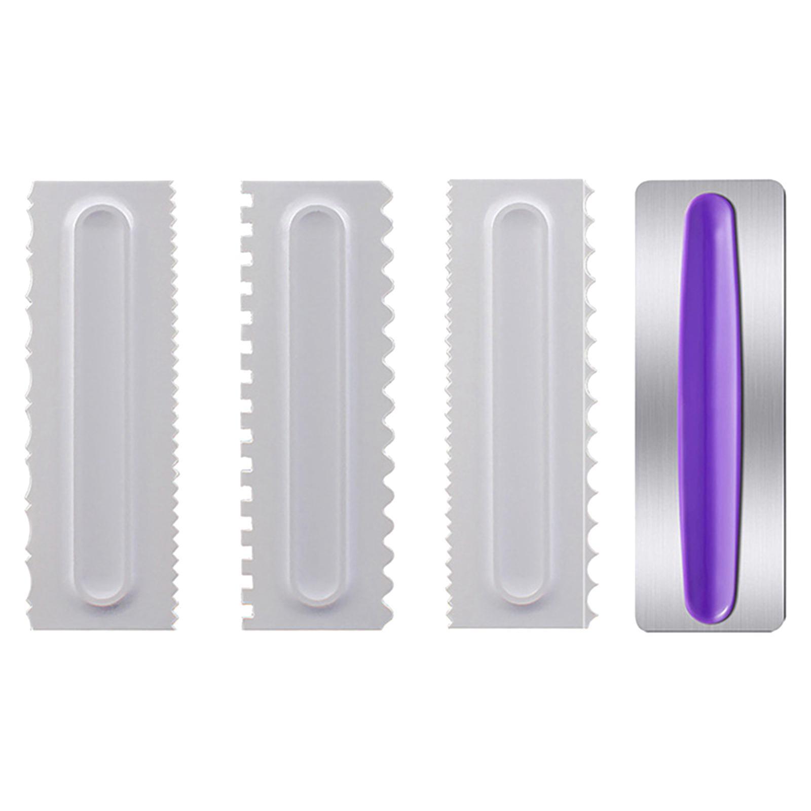 Of 4 Cake Scraper  Tools Pastry for Cake   Accessories