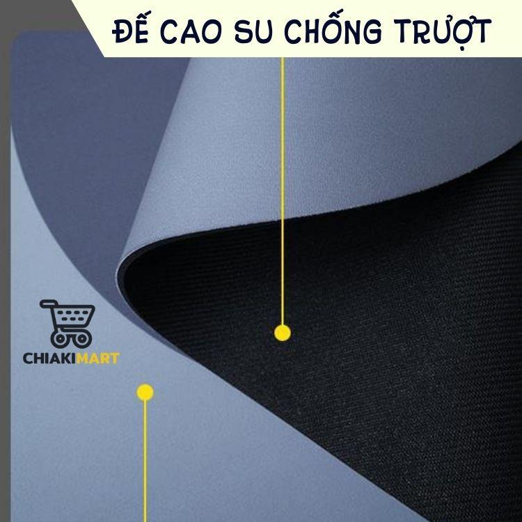 Thảm lau chân siêu thấm hút nước 3D cao cấp 40x60cm, chống trơn trượt, nhanh khô, thảm chùi chân siêu thấm