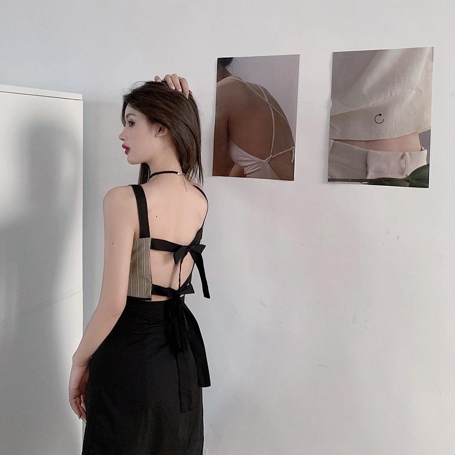 Set Áo 2 Dây Bản To + Chân Váy Kiểu Hottrend Cho Nữ