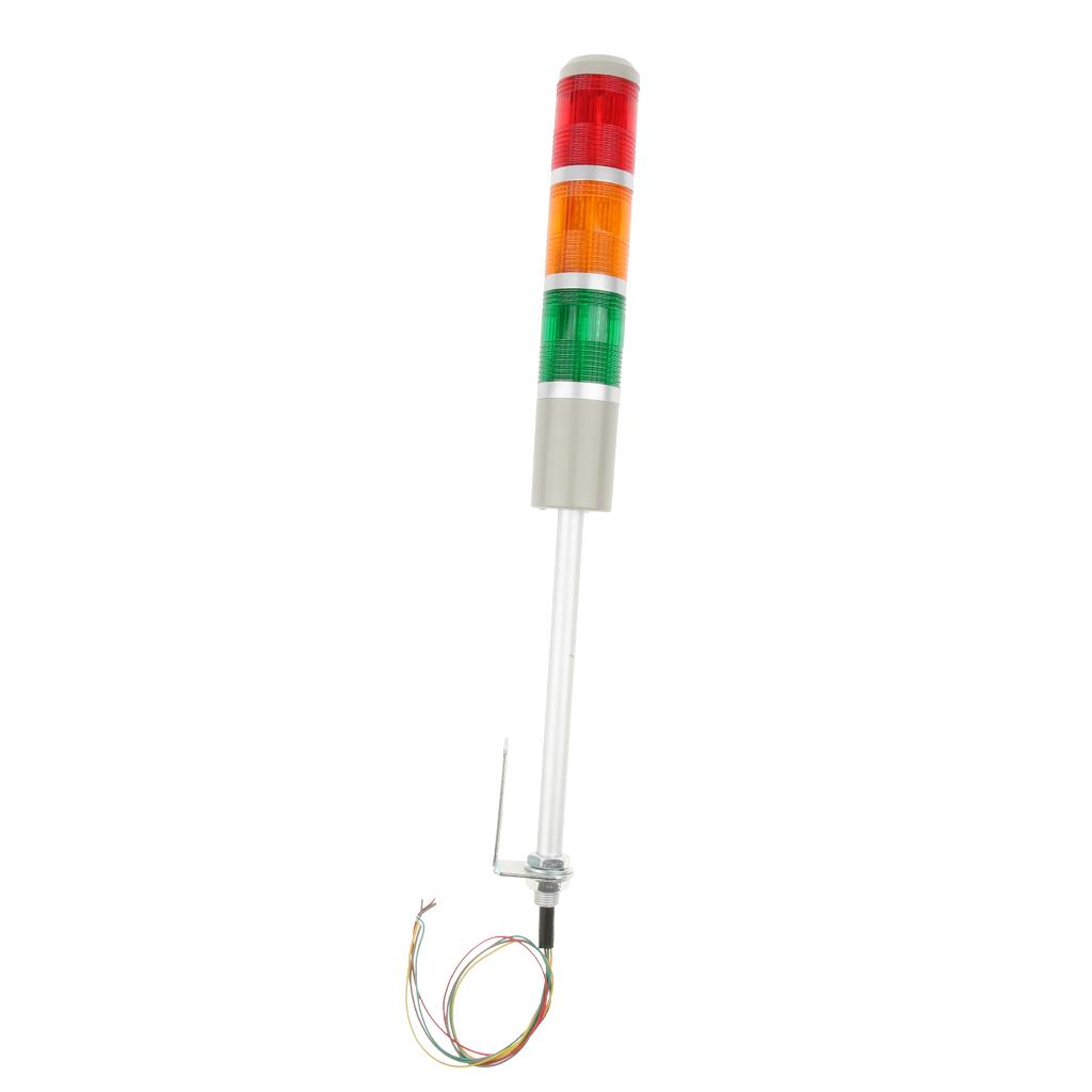 Báo động An Ninh DC 24V 3W Đèn Cảnh Báo Tín Hiệu Ba Màu Luôn Bật Không Có âm Thanh