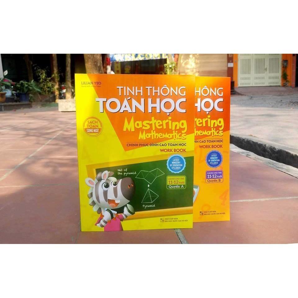 Sách Combo Tinh Thông Toán học - Mastering Mathematics - Dành Cho Trẻ 11-12 Tuổi - Bản Quyền