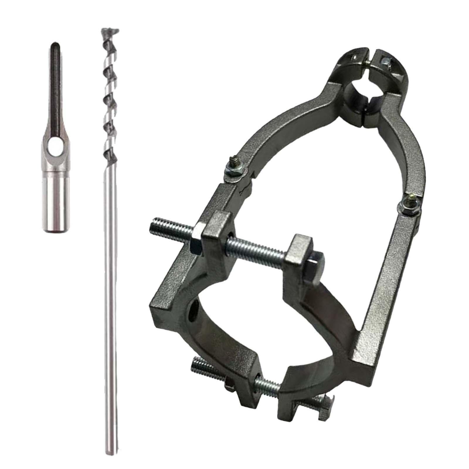 Square Hole Drill Bit Adapter, Woodworking Quickly Install or Disassemble Durable for Drill Machine Accessory Bench Drill or Hand Drill