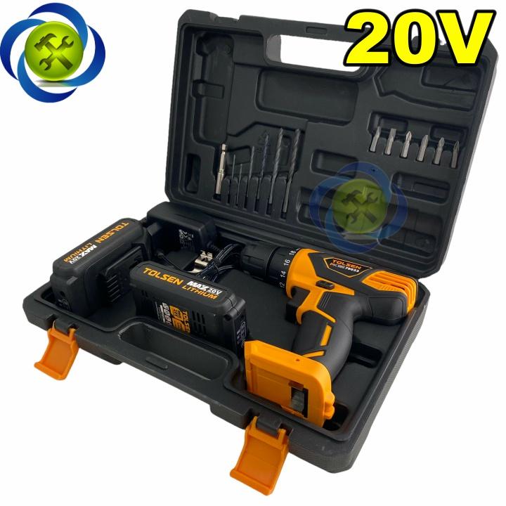 Máy khoan pin 20V Tolsen 79033