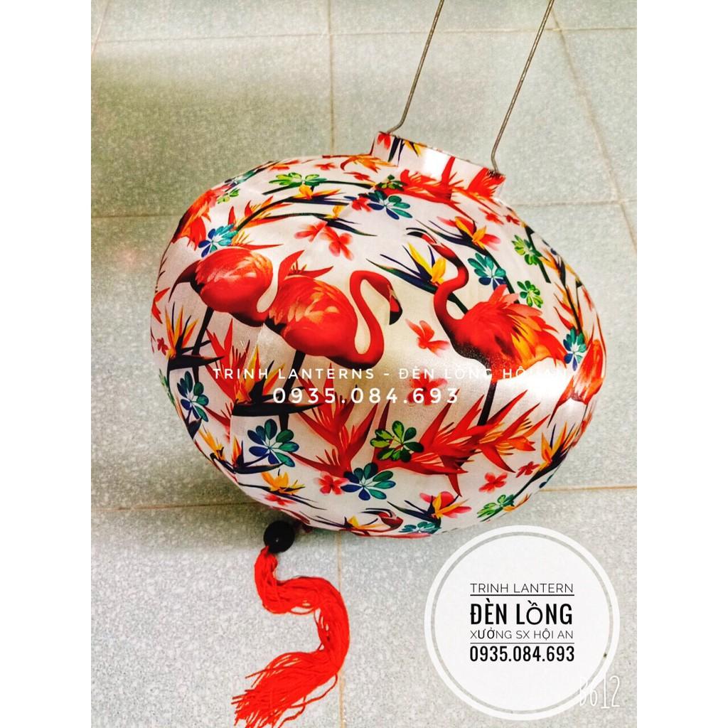 Đèn Lồng Hội An ️ Phi Họa Tiết 3D Cực Bền ️ Size 60CM/ 45CM. Tròn, Tỏi