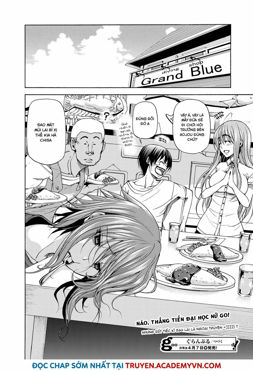 cô gái thích lặn - grand blue chapter 23 32