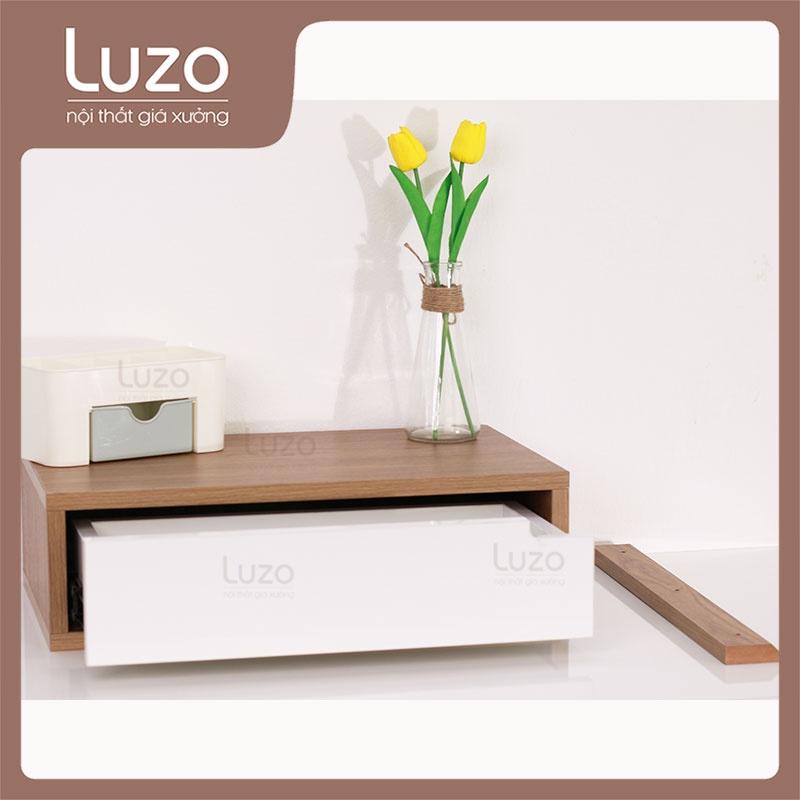 Bàn trang điểm treo tường gỗ MDF nhập khẩu Malaysia phong cách Hàn Quốc BTD TT1 - Luzo Home