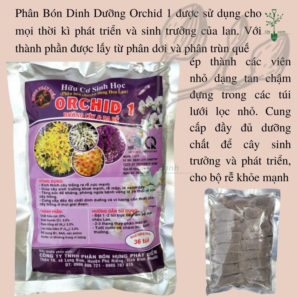 Phân Bón Hoa Lan 1 Phân Bón Túi Lưới Kích Ra rể, Ra Chồi - Chuyên Hoa Lan Gói 500g