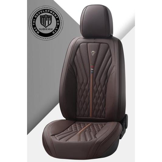 Bộ 5 ghế lót ô tô, Mẫu Caro 3 lựa chọn, chất da cao cấp, May đường vân dập nổi 3D xu hướng thể thao, rất cá tính.