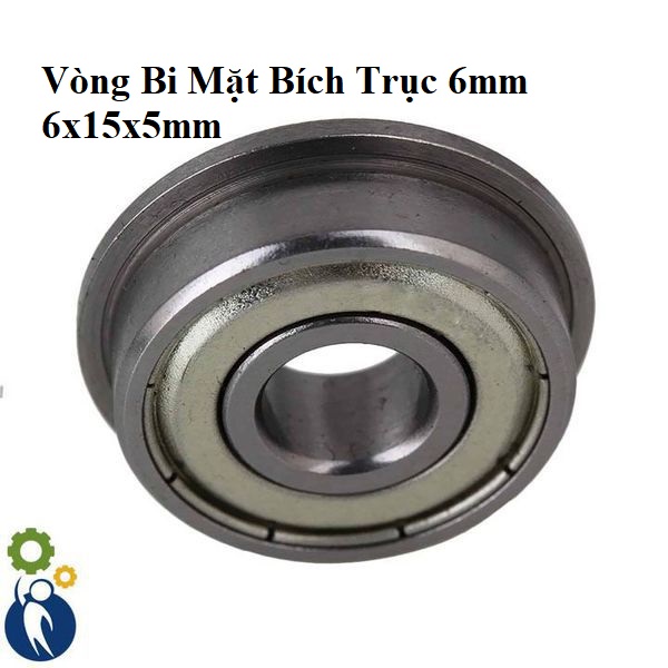Vòng Bi Mặt Bích Trục 6mm 6x15x5mm F696ZZ