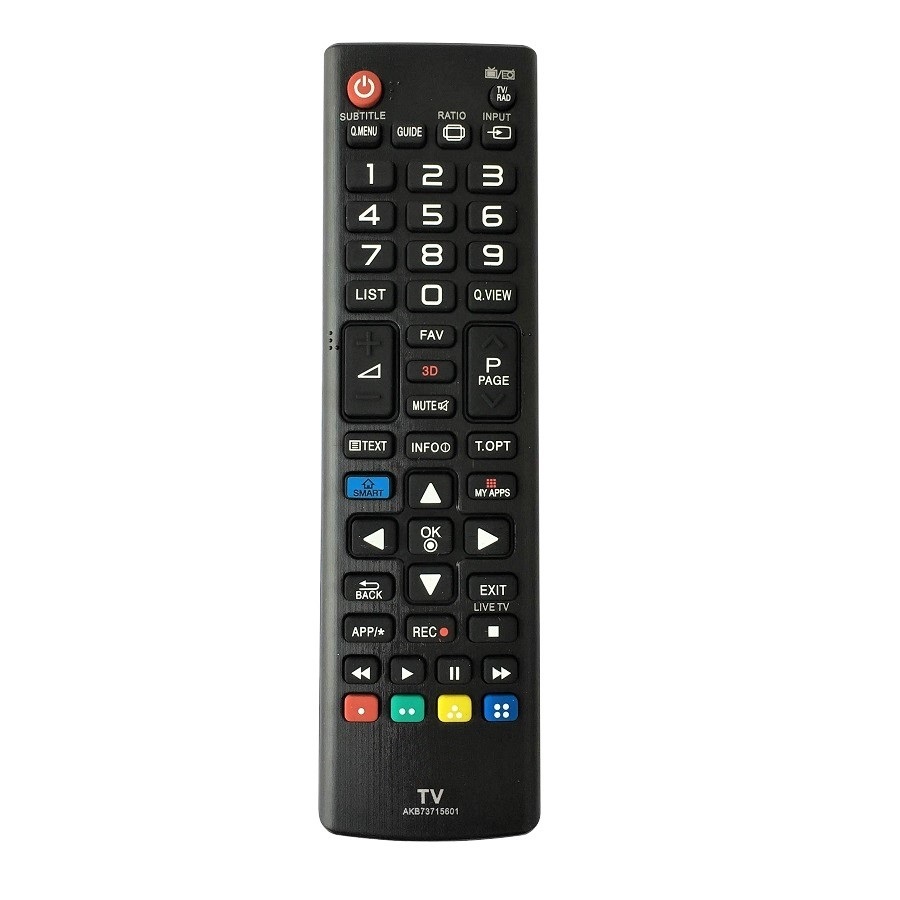 Remote Điều Khiển Dành Cho Smart TV LG, Internet TV, TV Thông Minh LG AKB73715601 (Kèm Pin AAA Maxell) - Hàng nhập khẩu