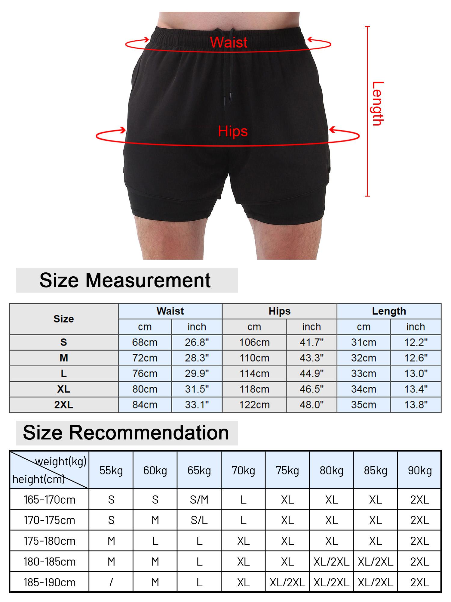 Quần short thể thao nam có lót 2 trong 1 kèm túi Quần short thể dục chạy xe đạp nhanh khô