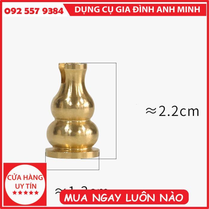 Đế trụ đồng cắm nhang vòng và nhang cây phụ kiện thác khói trầm hương