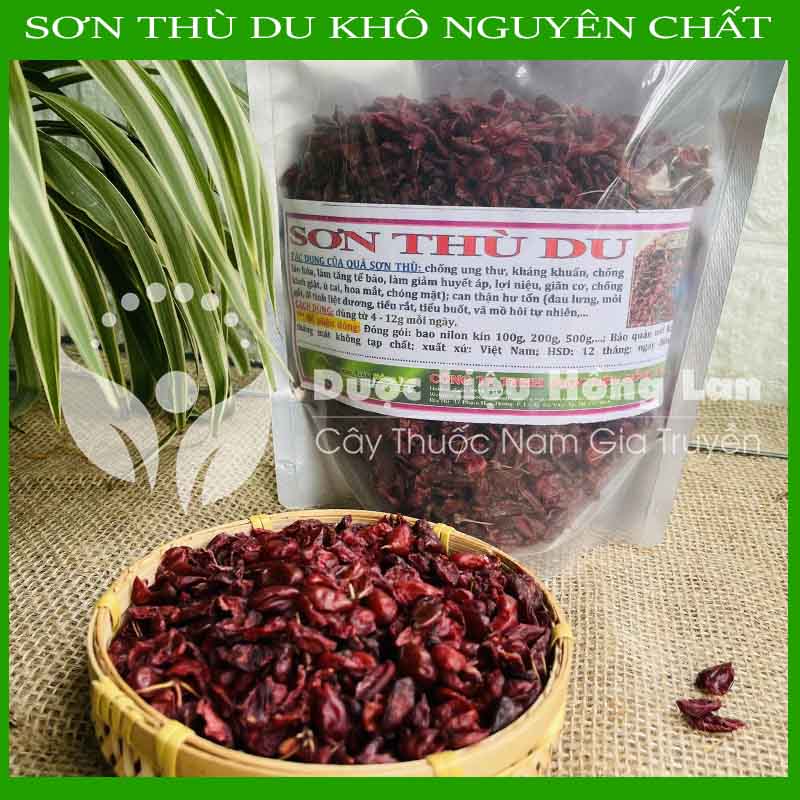 100g Sơn thù du vị thuốc bắc khô sạch