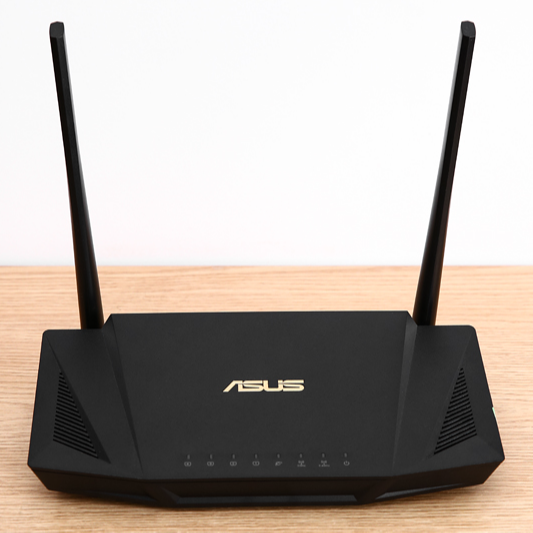 Bộ Phát Sóng Wifi Router Chuẩn Wifi 6 Băng Tần Kép Asus AX56U Đen - Hàng chính hãng