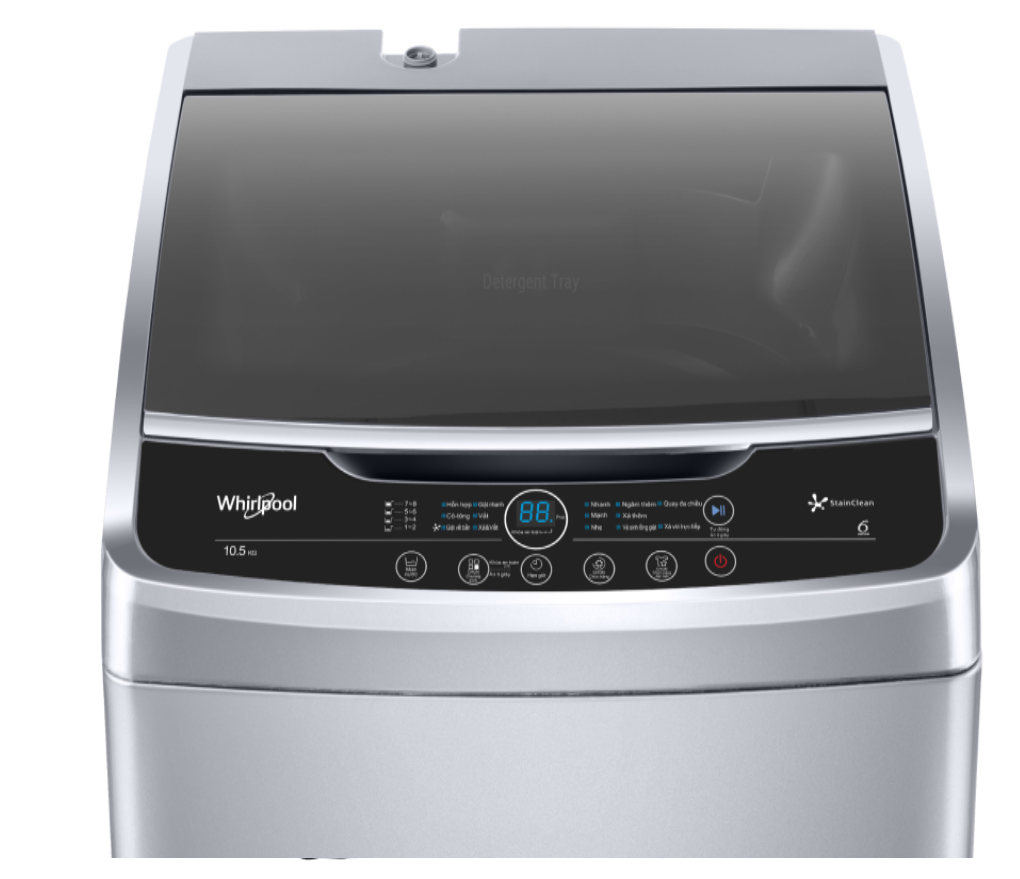 Máy giặt Whirlpool 10.5 kg VWVC10502FS Mới 2022 -Hàng chính hãng( Chỉ giao HCM)