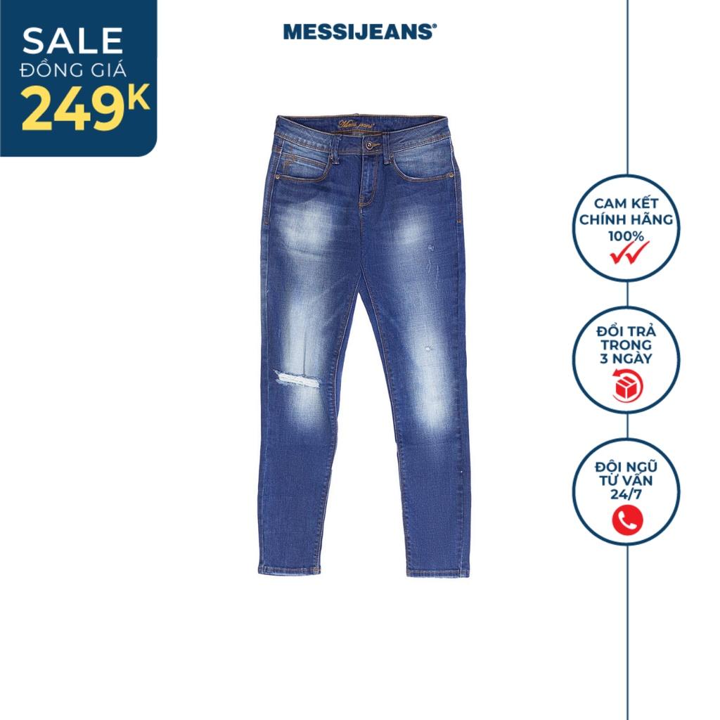 Quần jeans lửng nữ ống ôm MESSI SJW-665