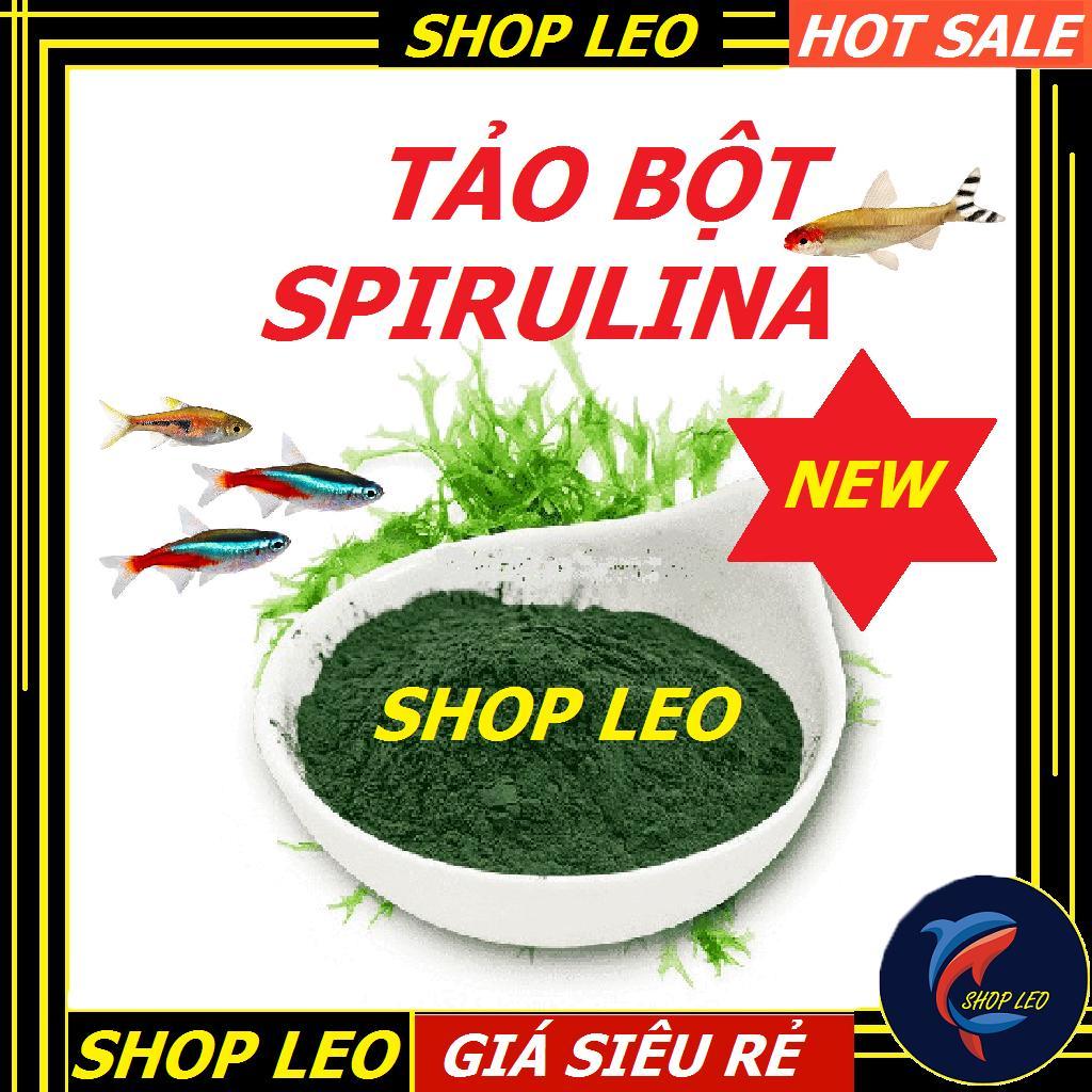 Tảo bột Spirulina hộp 500Gram- nuôi artemia, bobo- Thức ăn cho tép cảnh, cá cảnh -phụ kiện thủy sinh-shopleo