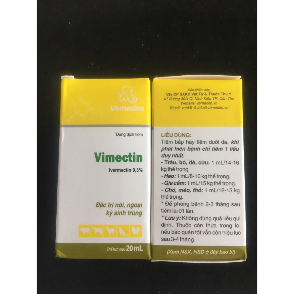 Xổ lãi VMD Vimectin 5ml-20ml
