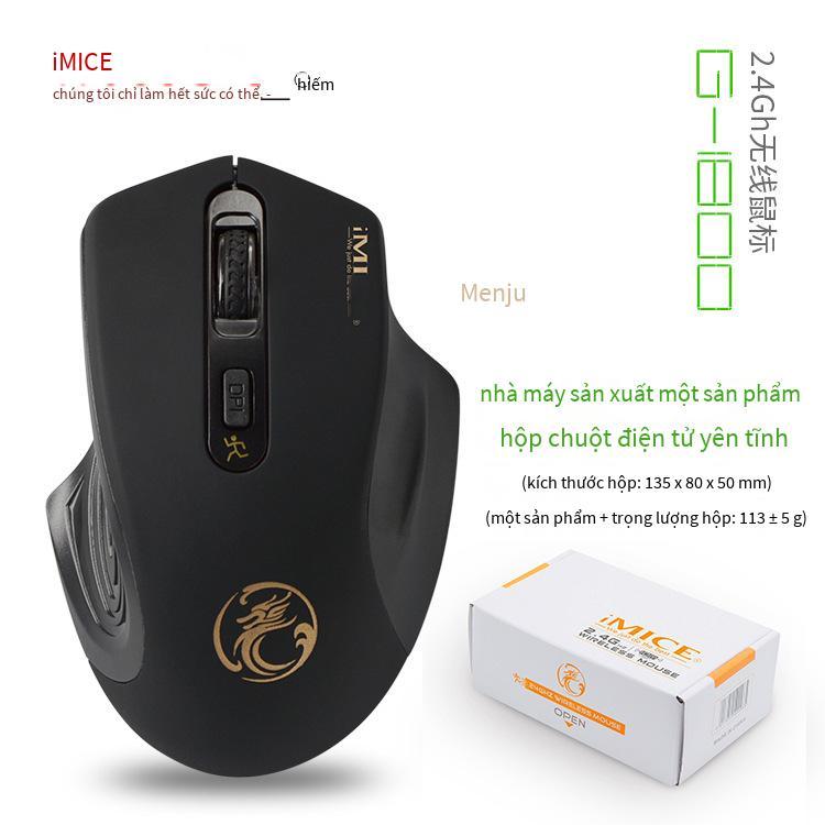 Phong cách mới nhất IMICE2.4G chuột tắt tiếng Bluetooth chế độ kép có thể sạc lại chuột chơi game không dây 4 nút