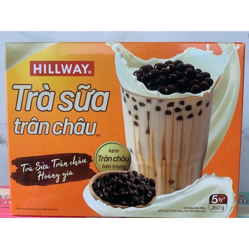 Trà sữa trân châu Hillway Hộp 260G