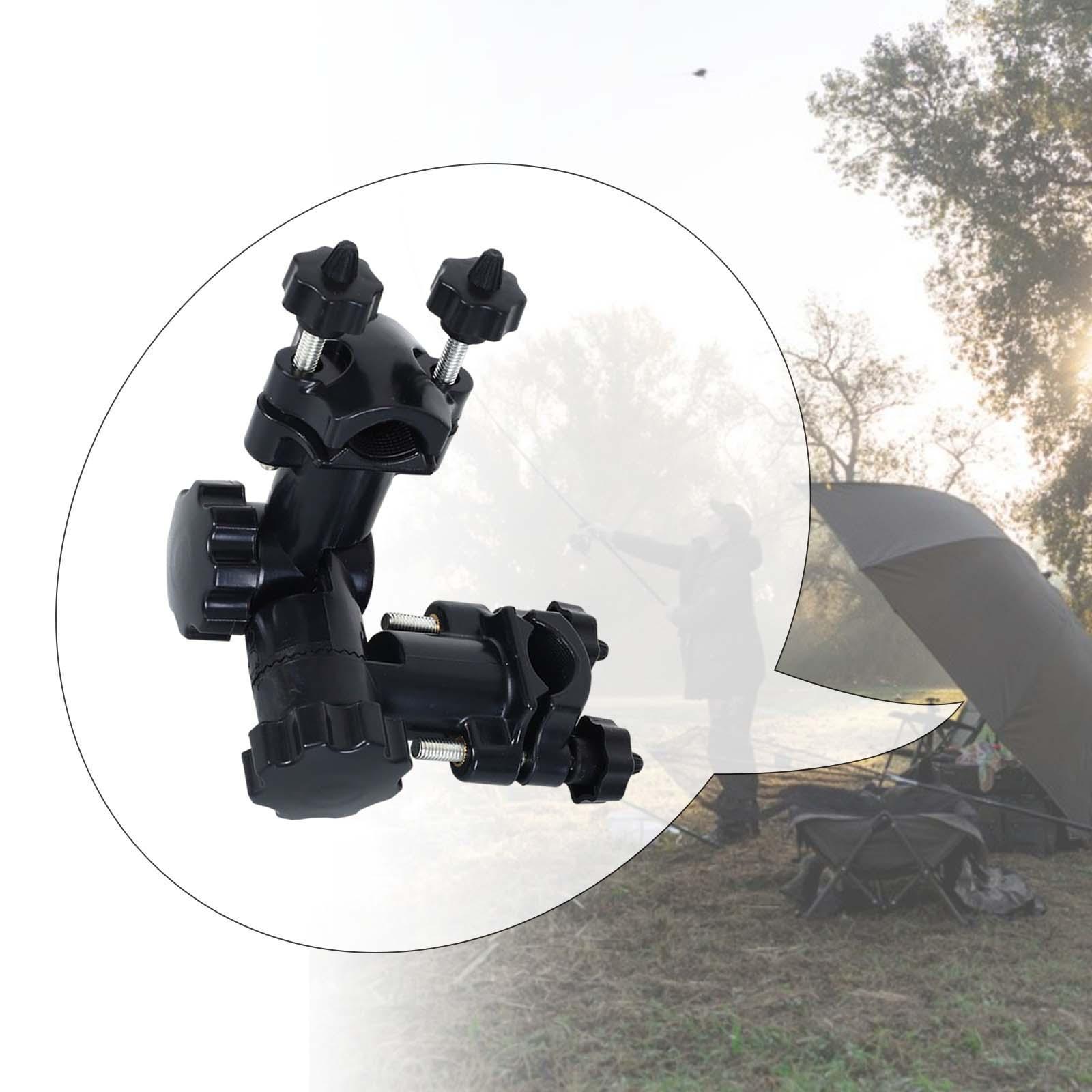 Fishing Chair Umbrella Stand, Adjustable Chair Umbrella Holder Clamp Fixed Beach Fishing Chair Clamp Stand Bracket Support for Outdoor Fishing Camping