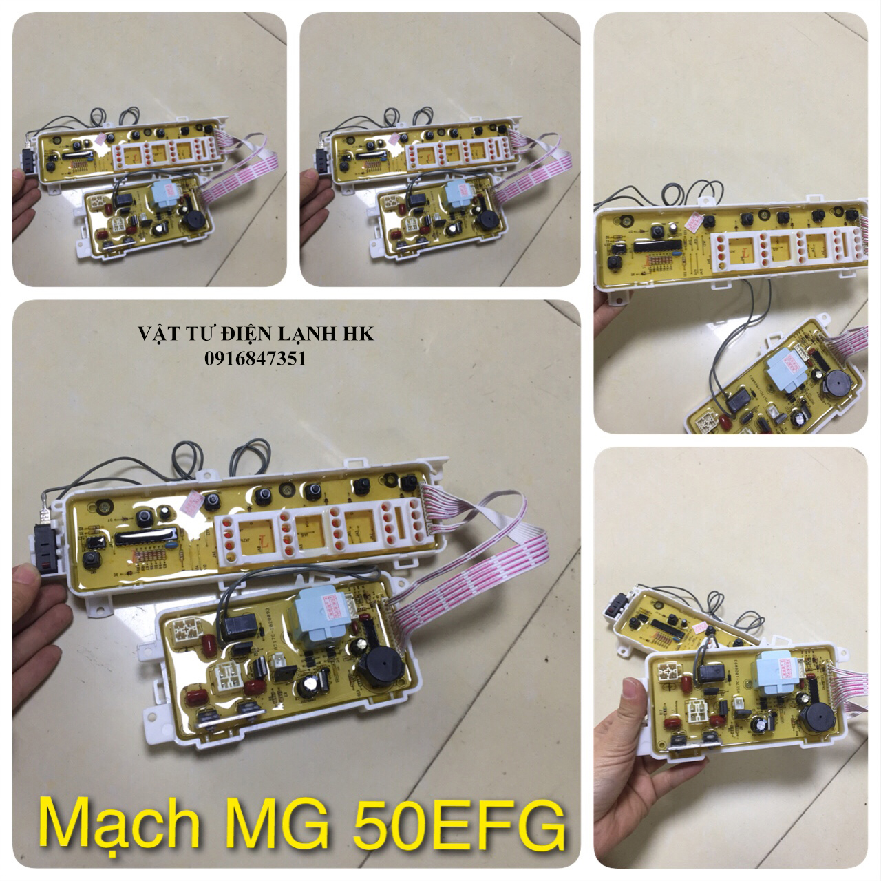 Bo mạch dùng cho máy giặt TOSHIBA 50EFG AEW-8460S Vỉ Broad điều khiển MG Tô PCB