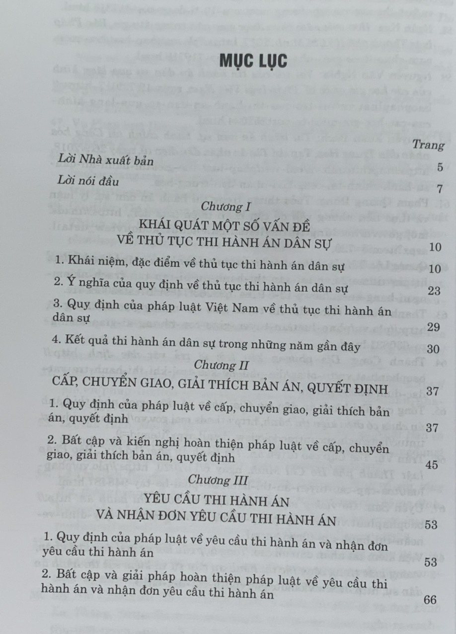 Pháp Luật Về Thủ Tục Thi Hành Án Dân Sự