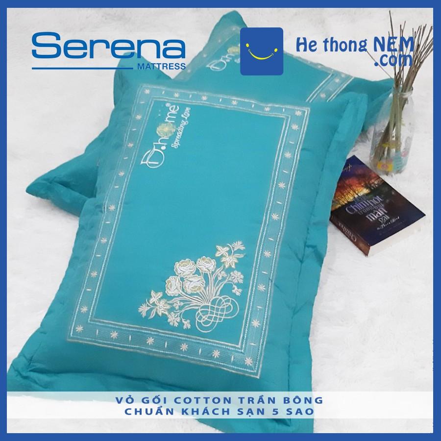 Vỏ Gối Nằm SERENA Áo Gối Cotton Cao Cấp Bộ Vỏ Áo Gối Chần Bông Chuẩn Khách Sạn 5 Sao - Hệ Thống Nệm