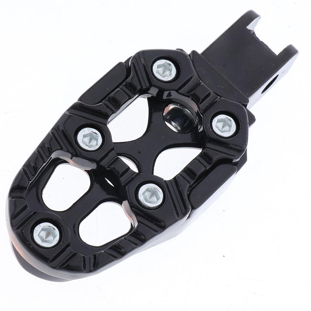 New Alloy Black Footbrake Rear Pegs Bracket Mount Footrest for Motorbikes