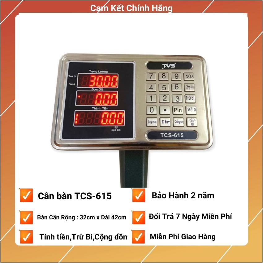 Cân điện tử cân bàn TCS - 615 ( 100KG &amp;amp; 150KG ) dùng cho cân hàng hóa kho bãi