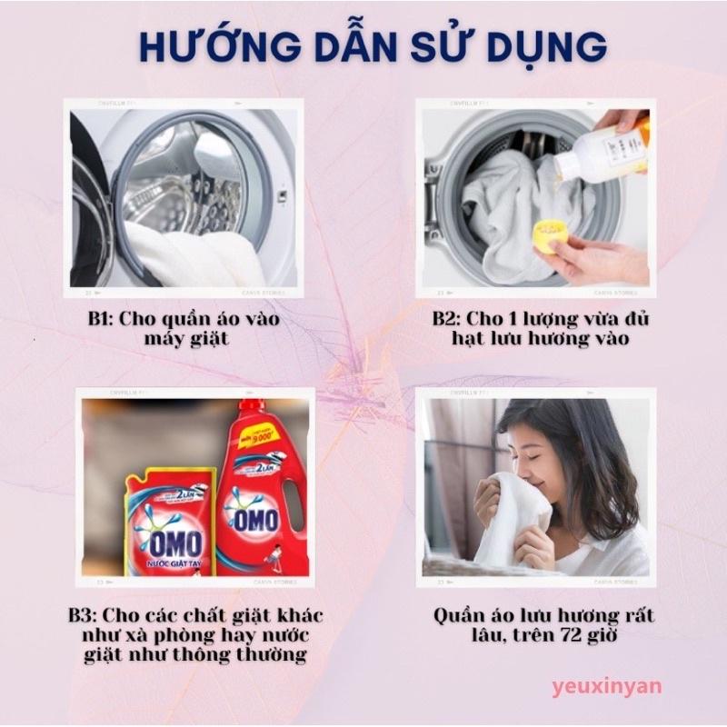 Viên xả vải thơm quần áo lưu hương- Nội Địa Trung - ( HẠT THƠM KHÔ LÀM MỀM VẢI)