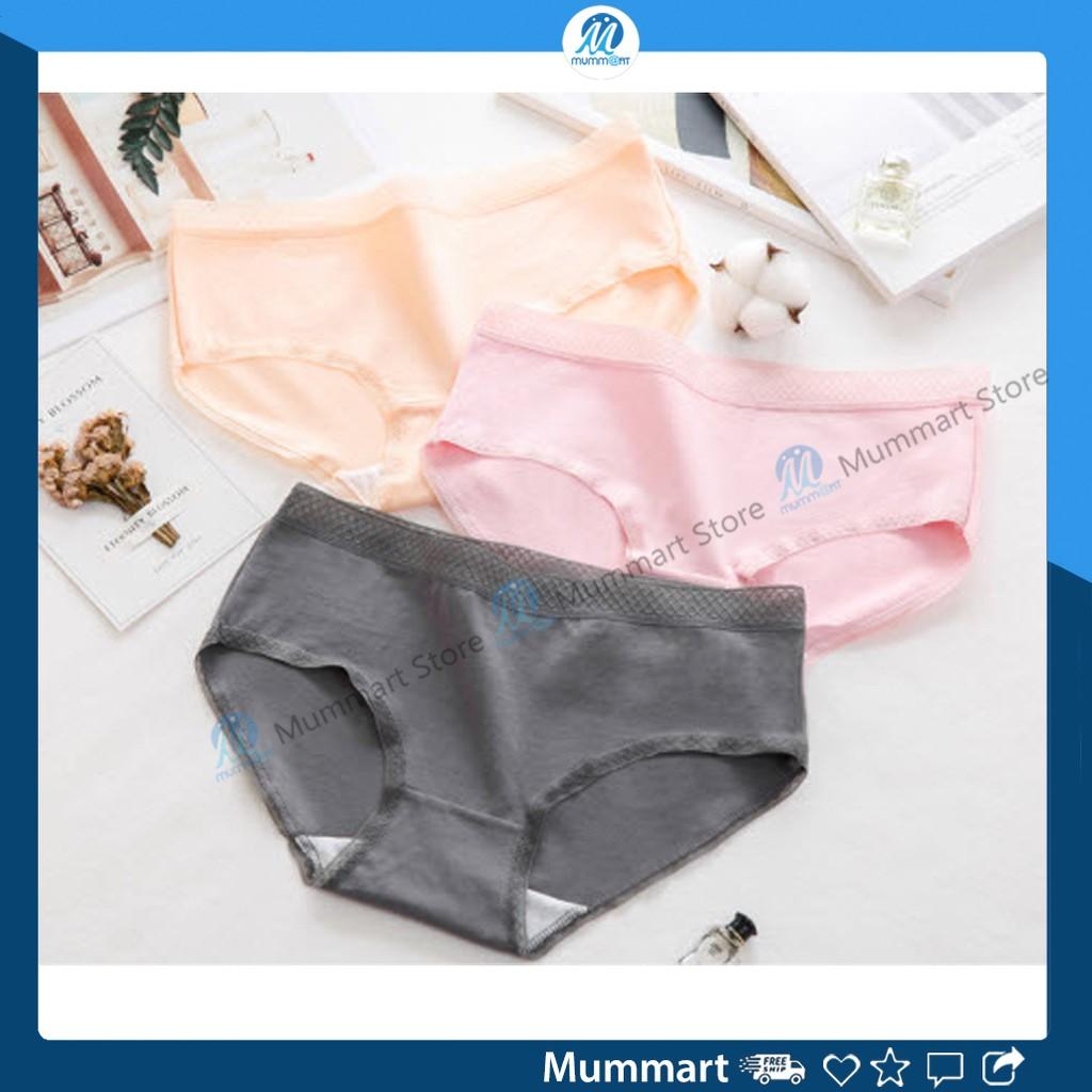 Quần lót nữ cotton viền ren, mềm, mịn, mặc ôm và co dãn tốt