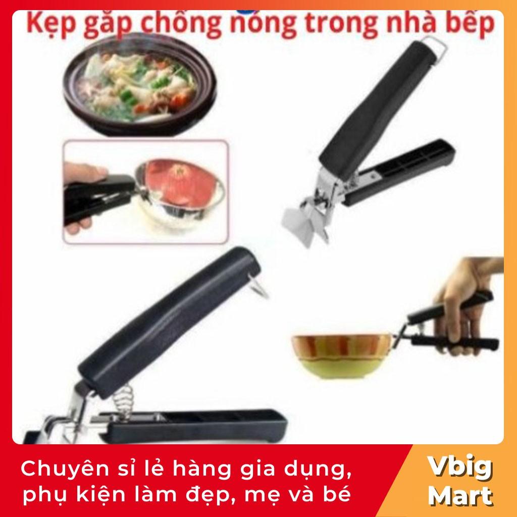 Kẹp gắp chống nóng an toàn , tránh bỏng rát tay, nội trợ dễ dàng Vbig Mart