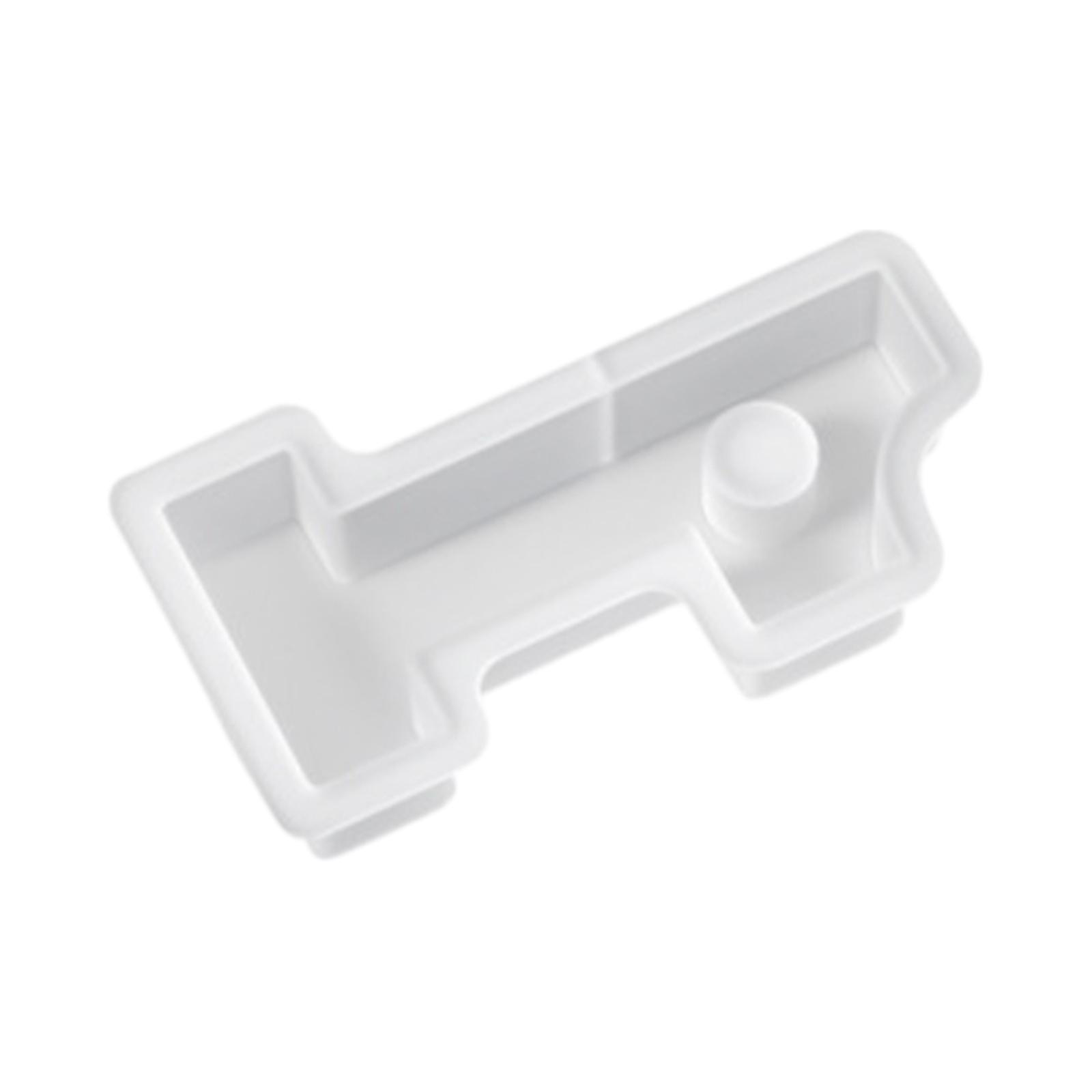 Epoxy Resin Candle Holder Die Easy to Demold Number Candlestick Silicone Die