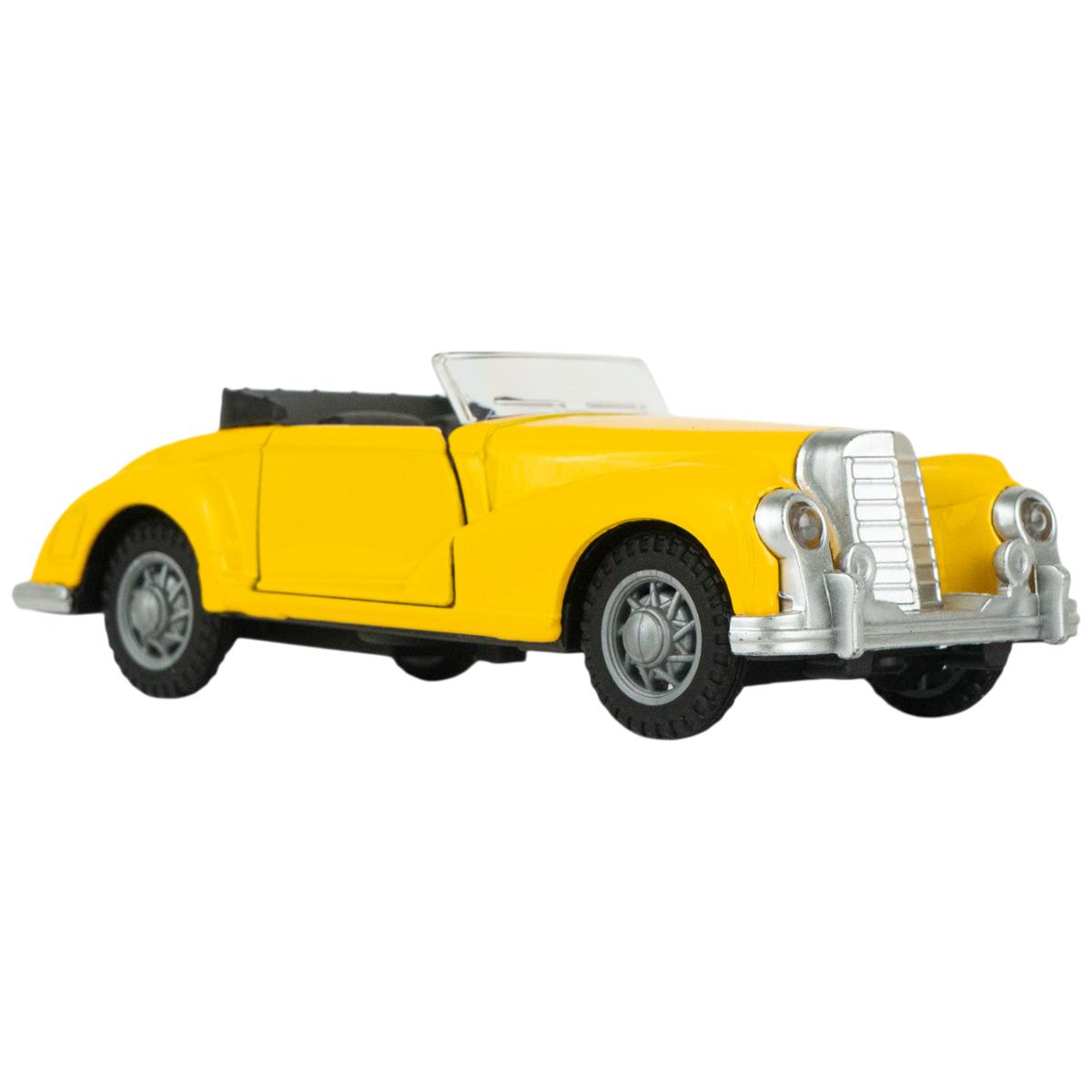 Đồ Chơi Mô Hình Xe MB Cổ Điển Chạy Trớn - Toys&amp;Joys 13223 - Màu Vàng