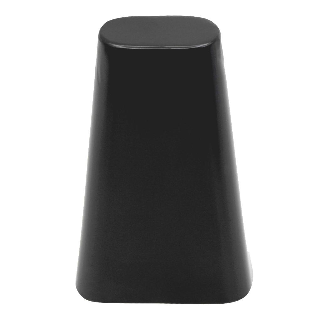 6" HIGH PITCH HAND HELD COWBELL COW BELL PERCUSSION MUSICAL INSTRUMENT BLACK