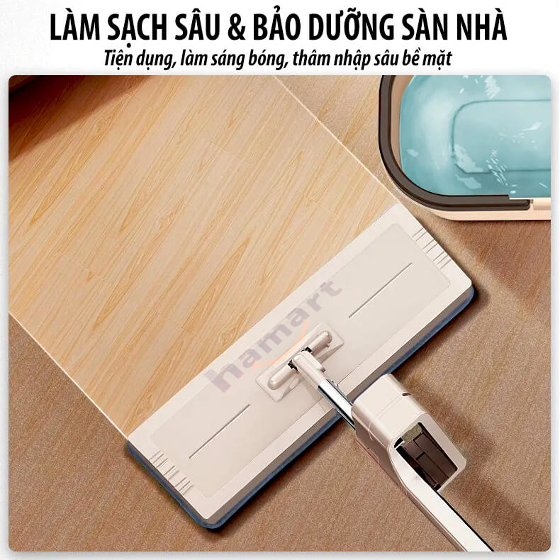 Túi 30 Miếng Lau Sàn Nhà Hoà Tan Trong Nước 2 Mùi Hương Hoa Làm Sạch Khử Khuẩn Bảo Dưỡng Nền Gỗ Đá