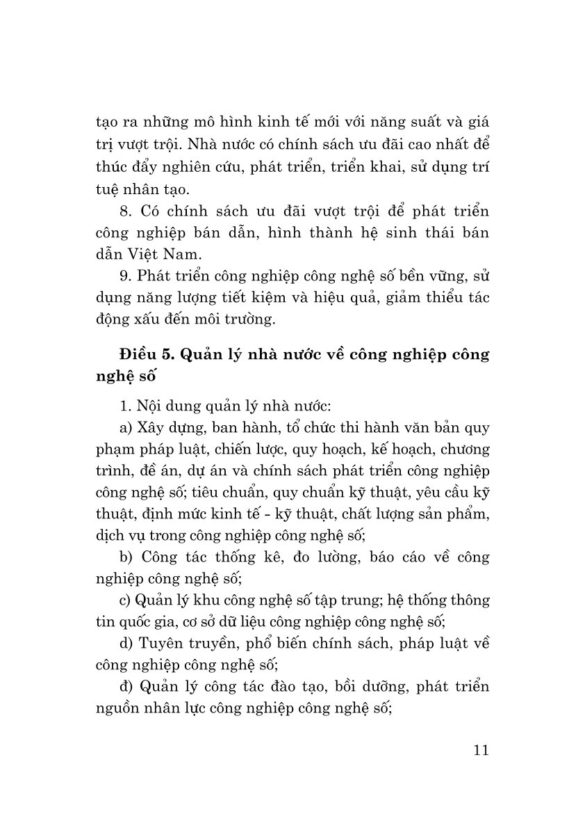 Luật công nghiệp công nghệ số năm 2025