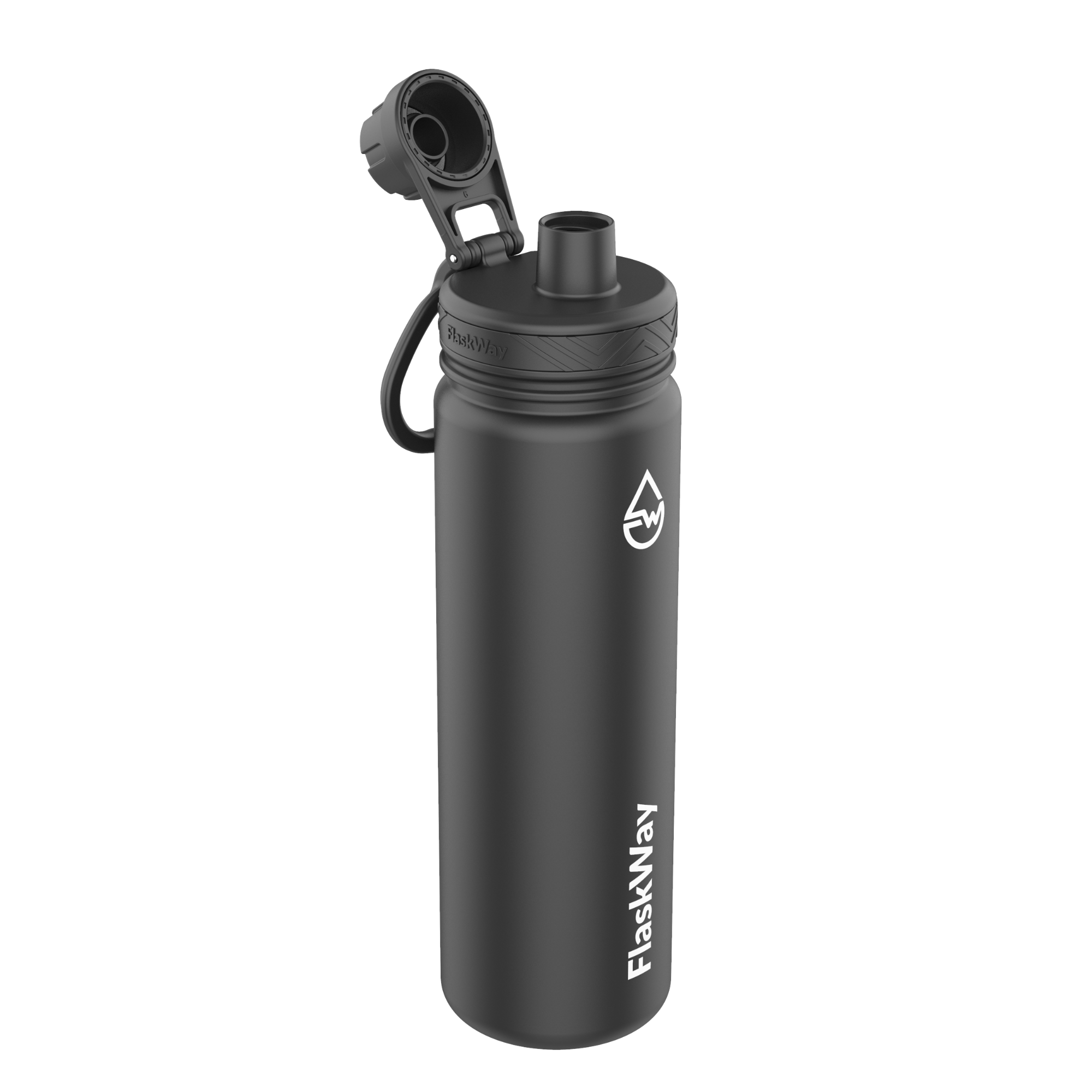 Bình giữ nhiệt FlaskWay màu đen Night Black 22oz (650ml)