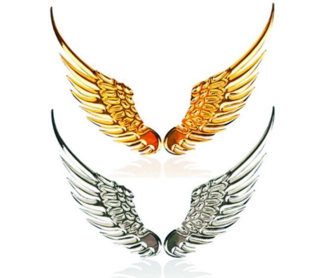 Logo Cánh Chim Kim Loại 3D Dán Nắp Capo Ô Tô Xe Hơi