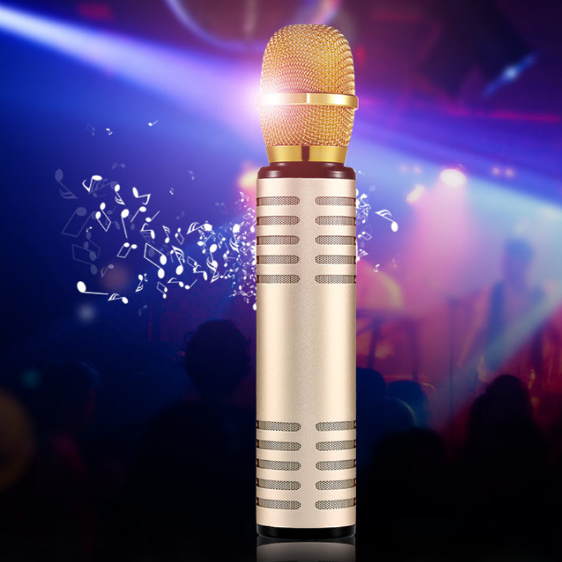 Micro Karaoke Không Dây Kiêm Loa Bluetooth PKCB - Hàng Chính Hãng