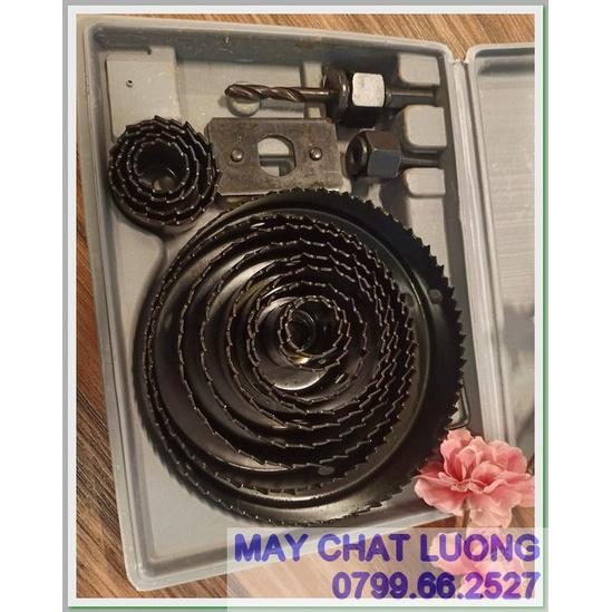 Bộ mũi khoét gỗ thạch cao nhựa chất lượng tốt 13 kích thước