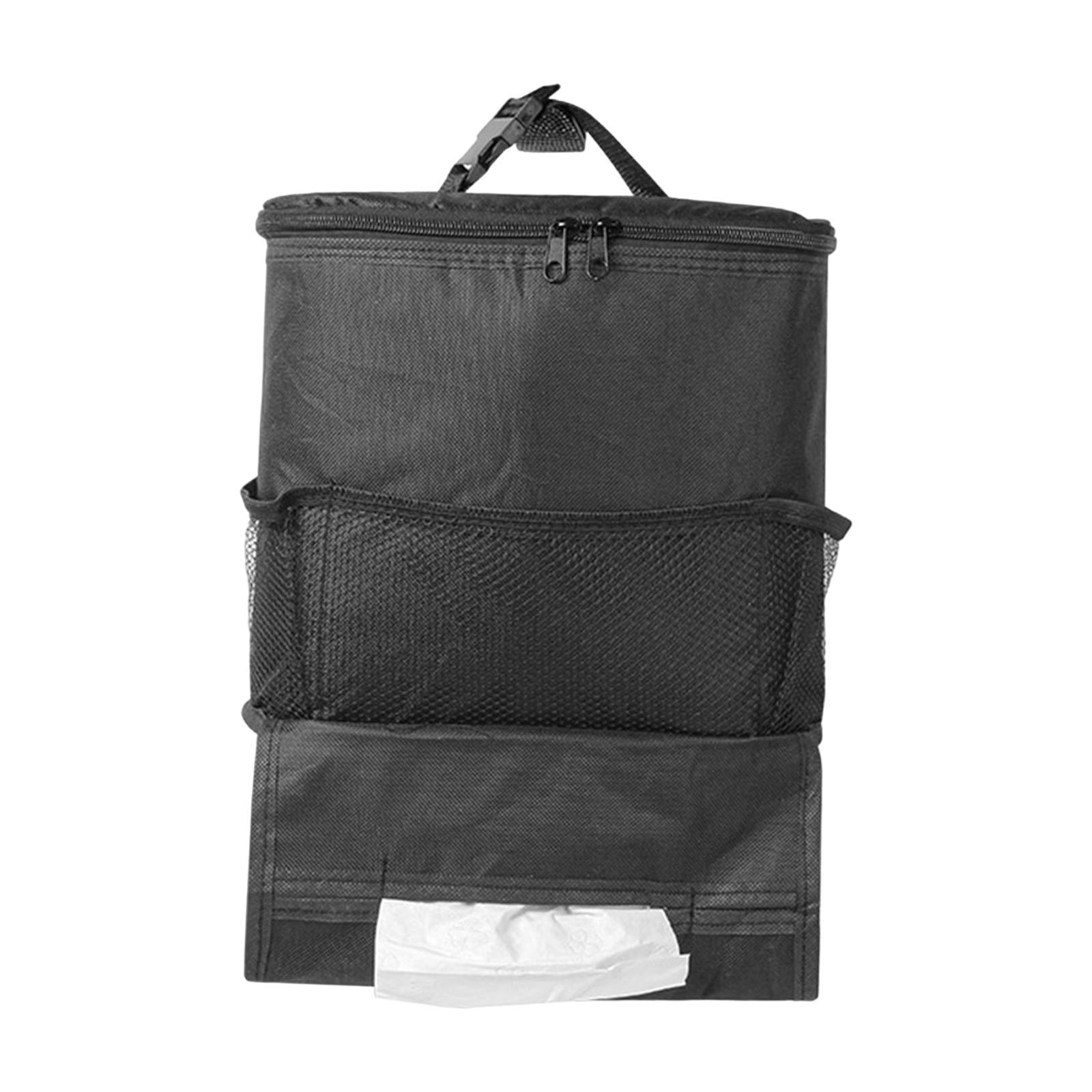 Car Seat Back Organizer Bottle Holders Hanging Travel Storage Bag Insulated Bag