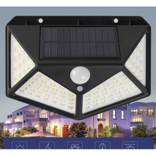 Đèn cảm biến hồng ngoại năng lượng mặt trời Solar Motion Sensor Light 20 led 40 led 100 led