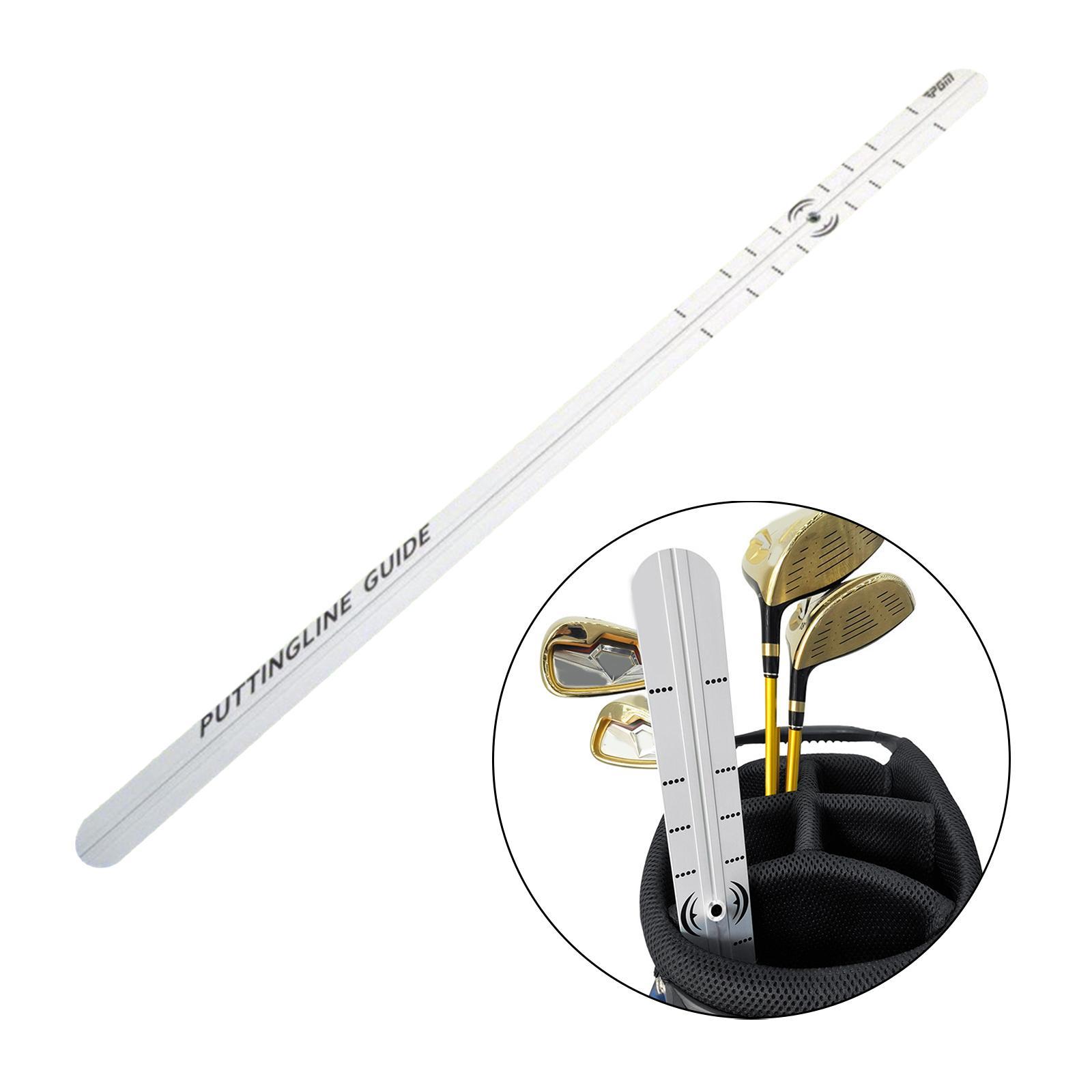 Aluminum Alloy Correction Putter Ruler Actuator Ruler for Practice Use