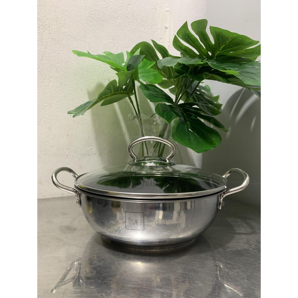 Nồi kho cá Inox 3 đáy chống dính Fivestar FSN20IN005 - 20cm