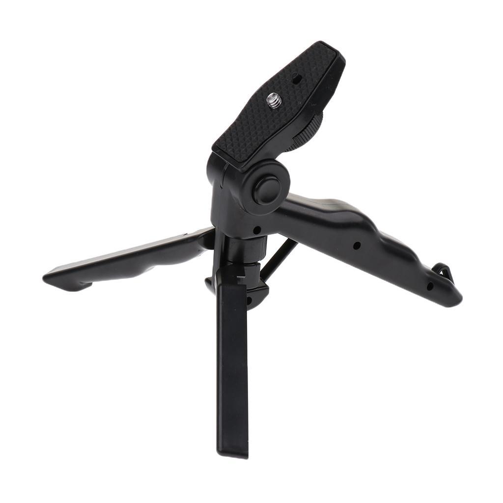 2 in 1 Mini Portable Folding Tripod Stand + Hand Held Grip for & DSLR