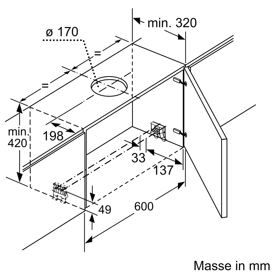 Máy hút mùi Bosch DFS097K51 - Hàng chính hãng