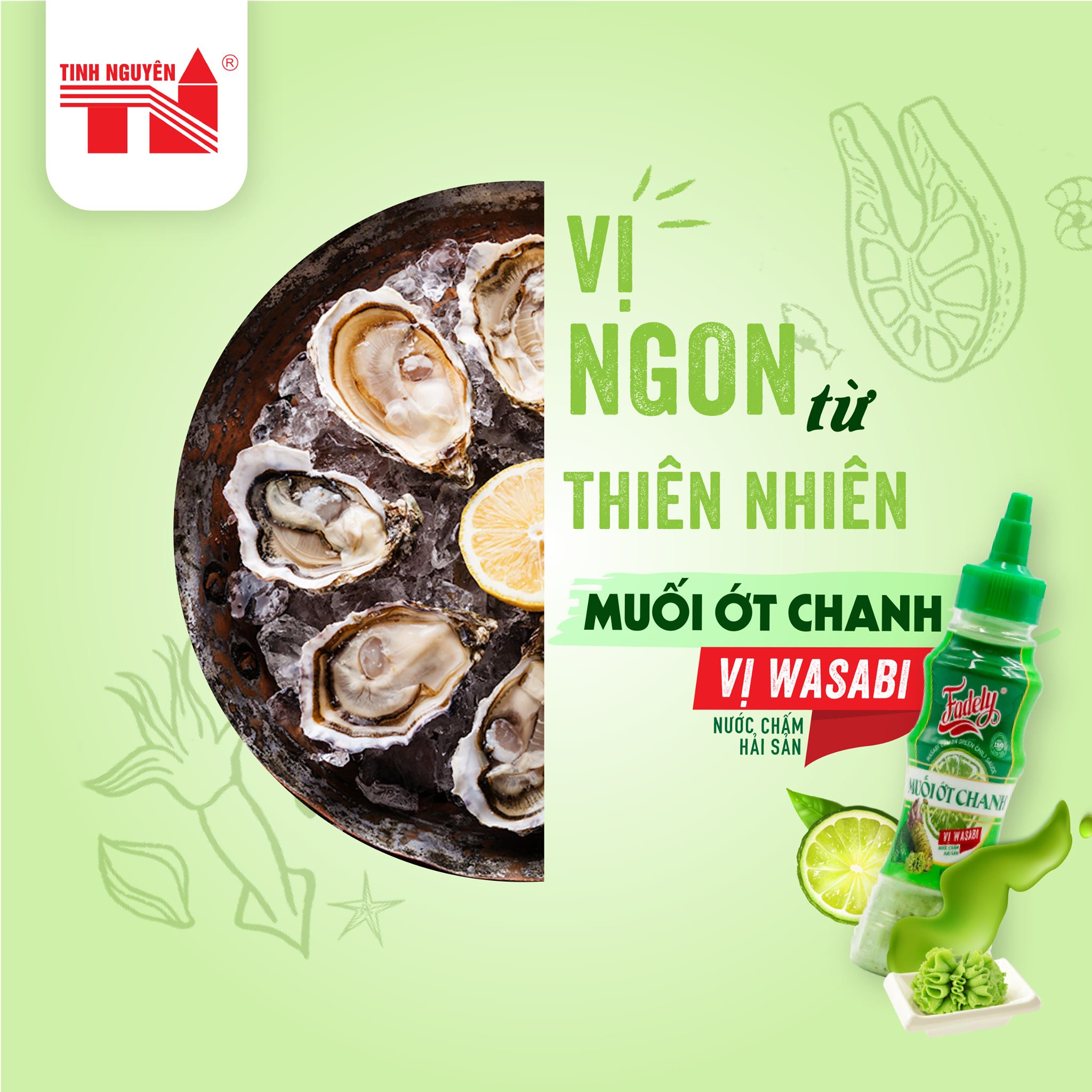 Xốt Muối Ớt Chanh Vị Wasabi Fadely