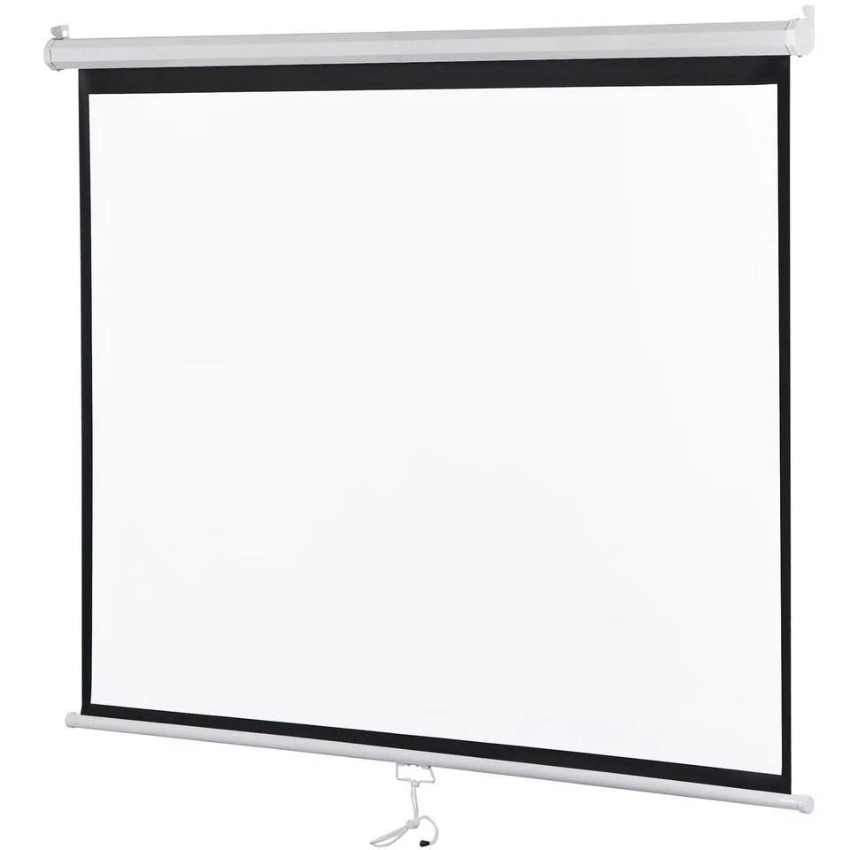 Màn chiếu treo tường kéo tay Apollo/ Prima kích thước từ 84 inch đến 150inch tỉ lệ 4:3 - Hàng nhập khẩu